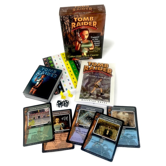 Lara Croft Tomb Raider Collectible Card Games - 4 Different Sets - Picture 5 of 6